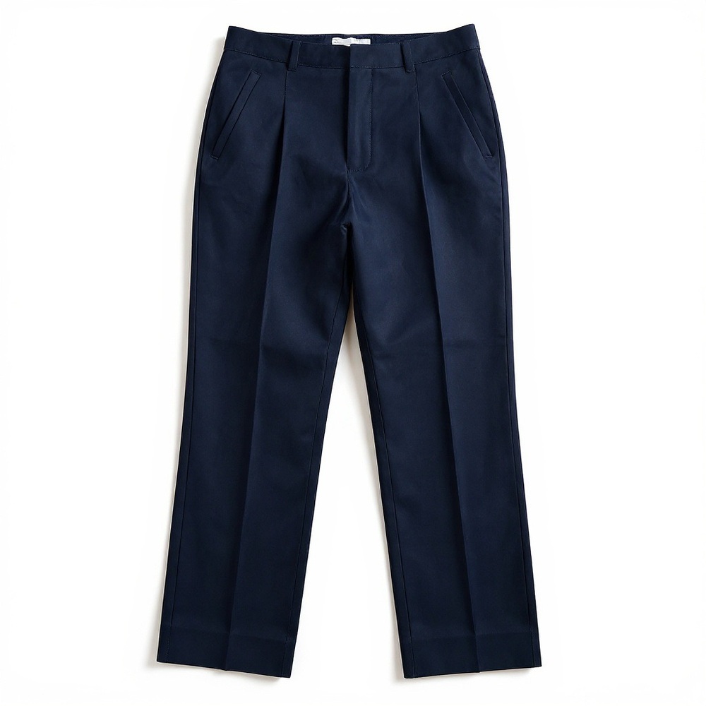 Tory Burch Women Navy Ankle Dress Pants Size‎ 4 Academic Business Career Preppy